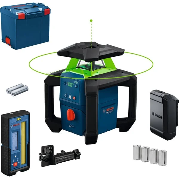 Bosch Professional Rotationslaser GRL18V-4-34CVG in L-BOXX (grün, Boxed)