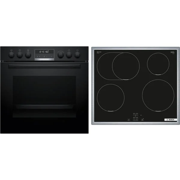 Bosch HND675LS62, Herdset (schwarz/edelstahl)