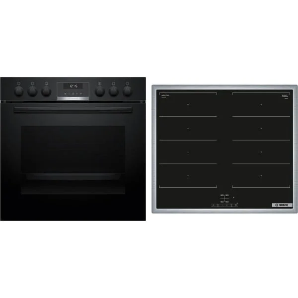 Bosch HND619LA61, Herdset (schwarz/edelstahl)