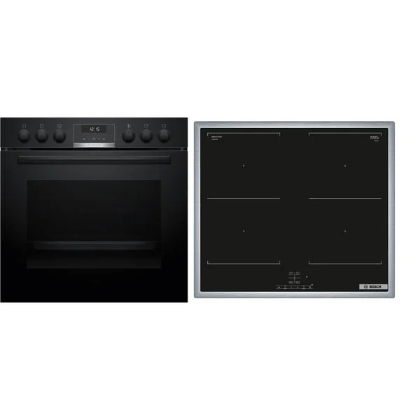 Bosch HND617LS62, Herdset (schwarz/edelstahl)