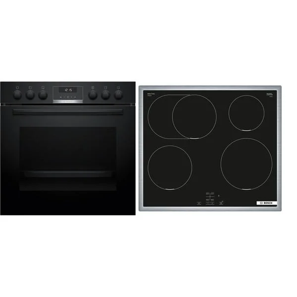 Bosch HND615LS62, Herdset (schwarz/edelstahl)