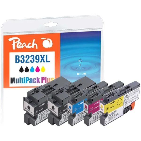 Peach Tinte Spar Pack Plus 321016 (kompatibel zu Brother LC-3239XLVALP)