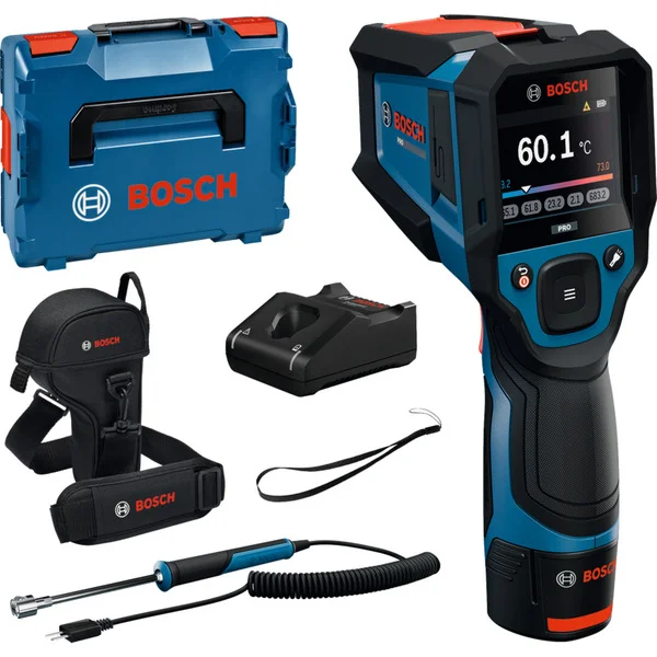 Bosch Professional Thermodetektor GIS12V-800-16 mit 1 Akku GBA 12V 2.0Ah in L-BOXX (Retail)