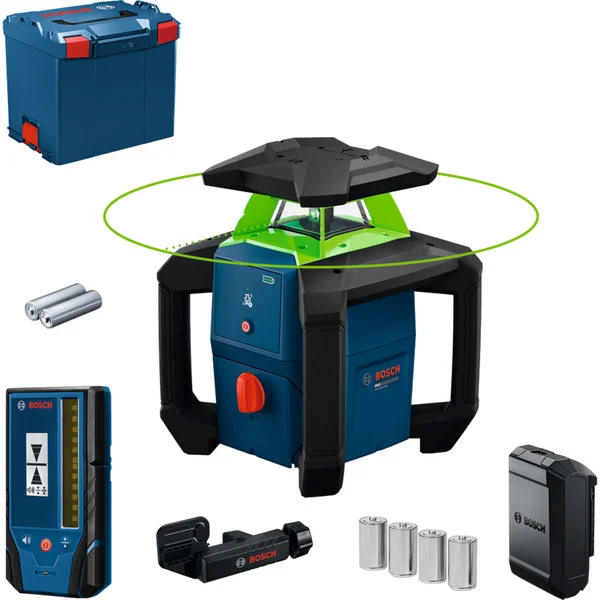 Bosch Professional Rotationslaser GRL18V-3-31G in L-BOXX (grün, Boxed)