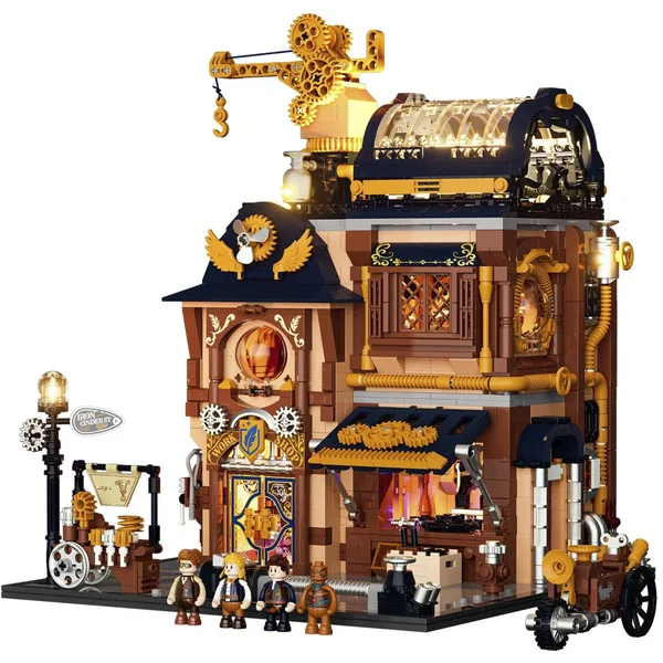 Lumibricks Steampunk-Mechanikwerkstatt, Konstruktionsspielzeug