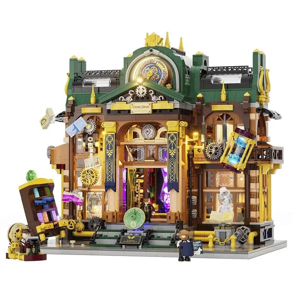 Lumibricks Steampunk Time Rift Bibliothek, Konstruktionsspielzeug