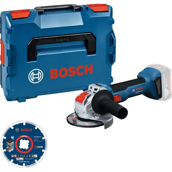 Bosch Professional Winkelschleifer 18 Volt mit Diamanttrennscheibe (Retail)