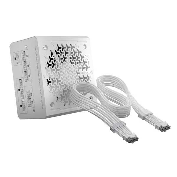 Corsair RM850e (3rd Gen) White, PC-Netzteil (weiß, 1x 12-Pin High Power GPU, 3x PCIe, Kabelmanagement, 850 Watt)