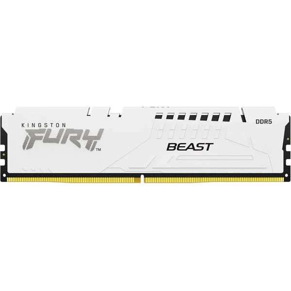 Kingston FURY DIMM 16 GB DDR5-6000, Arbeitsspeicher (weiß, KF560C36BWE2-16, Beast, AMD EXPO)