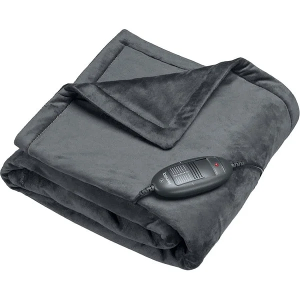 Beurer Wärmezudecke HD 74 Cosy Limited Edition , Heizdecke (schwarz, 150 x 130 cm)