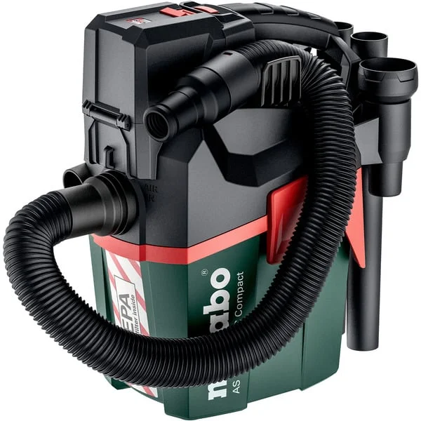 Metabo AS 18 HEPA PC Compact (602029850), Nass-/Trockensauger (grün/schwarz, ohne Akkupack, ohne Ladegerät)