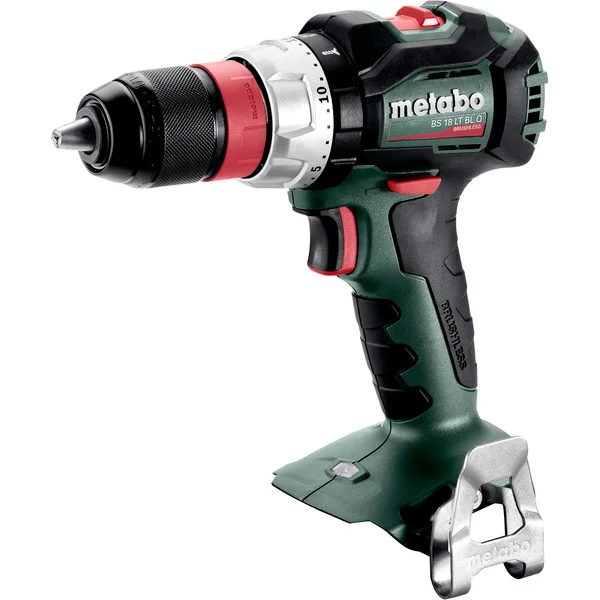 Metabo BS 18 LT BL Q (602334840) Akku-Bohrschrauber, 18 Volt (grün/schwarz, ohne Akku und Ladegerät, in metaBox)
