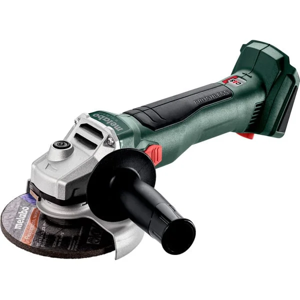 Metabo W 18 L BL 9-125 (602374840) Akku-Winkelschleifer, 18 Volt (grün/schwarz, ohne Akku und Ladegerät, in Metabox)