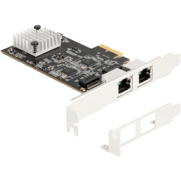 DeLOCK PCI Express x2 Karte zu 2 x RJ45, LAN-Adapter