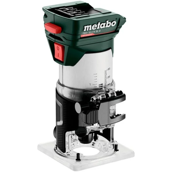 Metabo FMV 18 LTX BL 8 (601742840) Akku-Kantenfräse, 18 Volt, Oberfräse (grün/schwarz, ohne Akku und Ladegerät, in metaBox)