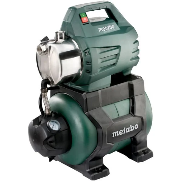 Metabo HWW 4500/25 Inox (600972000) Hauswasserwerk, Pumpe (schwarz/grün, 1300 Watt)
