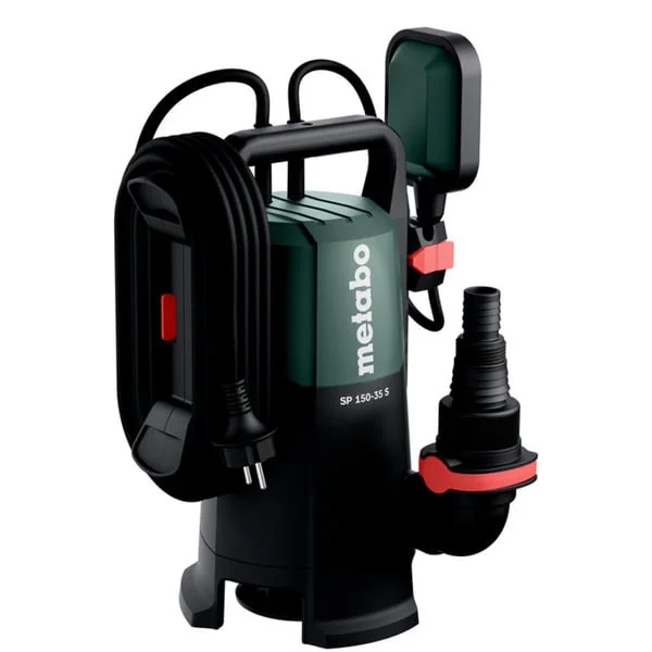 Metabo SP 150-35 S (601795000) Schmutzwasser-Tauchpumpe, Tauch- / Druckpumpe (schwarz/grün, 510 Watt)