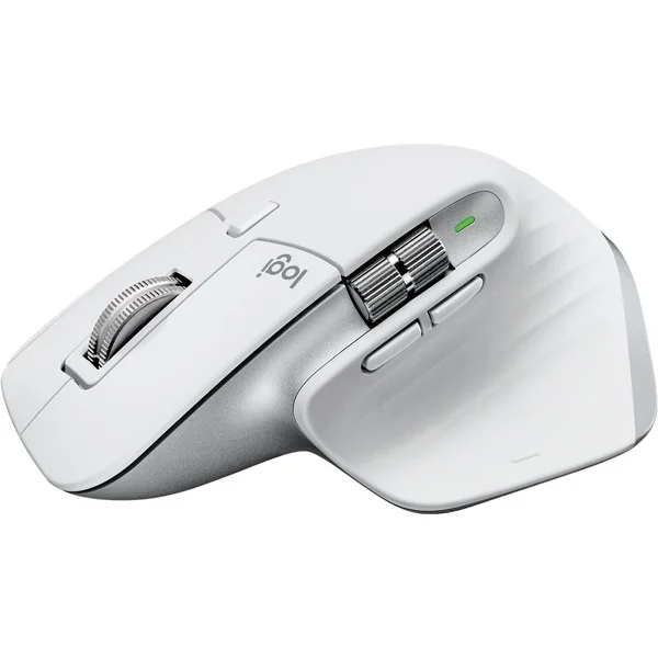 Logitech MX Master 3S, Maus (hellgrau, 7 Tasten, Logi Bolt, Bluetooth, kompatibel mit PC/Mac/iPad/Android)