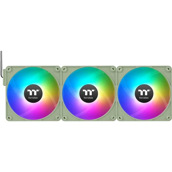 Thermaltake CT140 EX ARGB Sync PC Cooling Fan, Gehäuselüfter (hellgrün, 3er Pack, 140 mm)