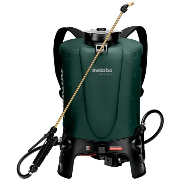 Metabo RSG 18 LTX 15 (602038850) Akku-Rückensprühgerät, Drucksprüher (grün/schwarz, ohne Akku und Ladegerät)