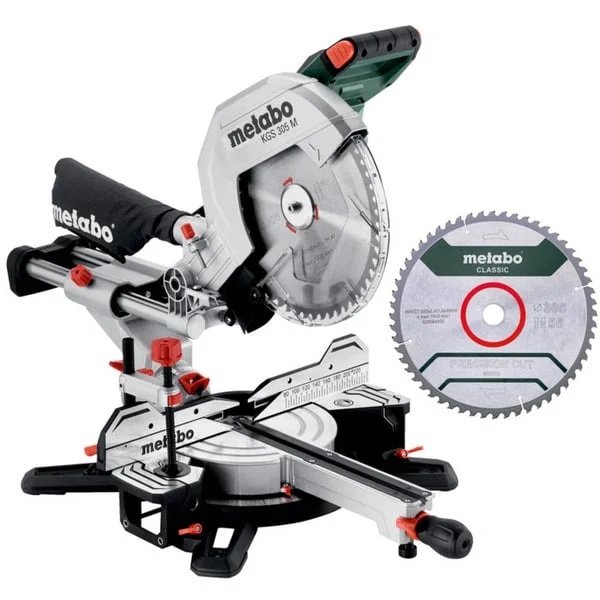 Metabo KGS 305 M Set, Kapp- und Gehrungssäge ((613305900), 1600 Watt)