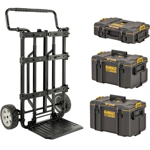 DEWALT TOUGHSYSTEM 2.0 4-in-1 Komplettset, Werkzeugkiste (schwarz/gelb)