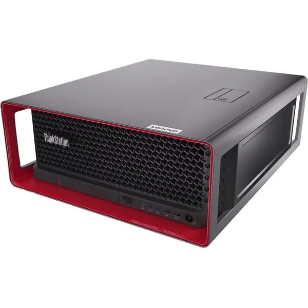 Lenovo ThinkStation P7 (30F3008EGE), PC-System (schwarz/rot, Windows 11 Pro for Workstations)