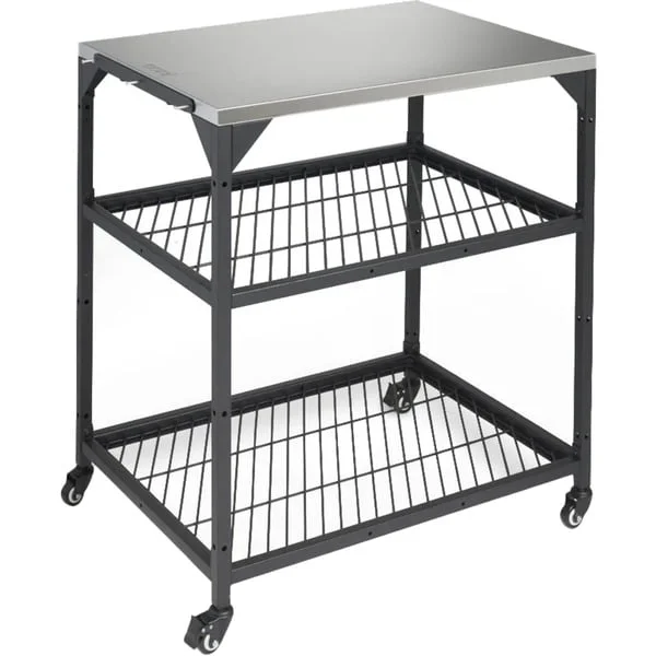Ooni Modular Tabel V2 Medium UU-P2F000, Untergestell (schwarz/edelstahl, für Ooni Pizzaofen samt Zubehör)