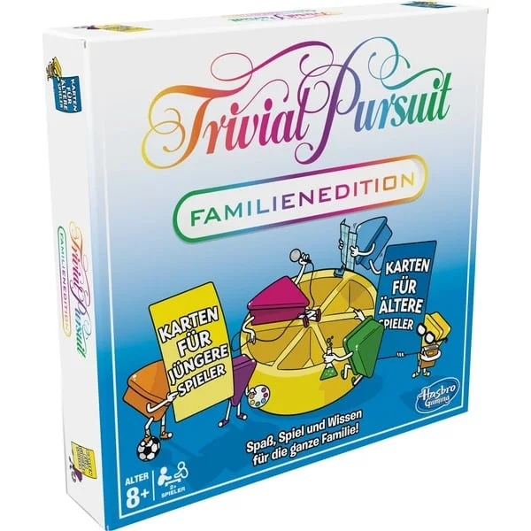 Hasbro Trivial Pursuit Familien Edition, Quizspiel (Neuauflage)