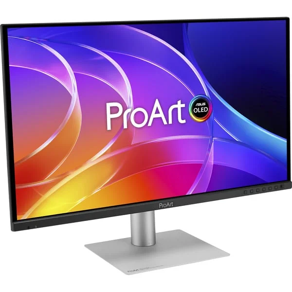 ASUS ProArt Display OLED PA279CDV, OLED-Monitor (67.3 cm (26.5 Zoll), schwarz/silber, UltraHD/4K, Daisy-Chaining, KVM-Switch, USB-Hub, 120Hz Panel)