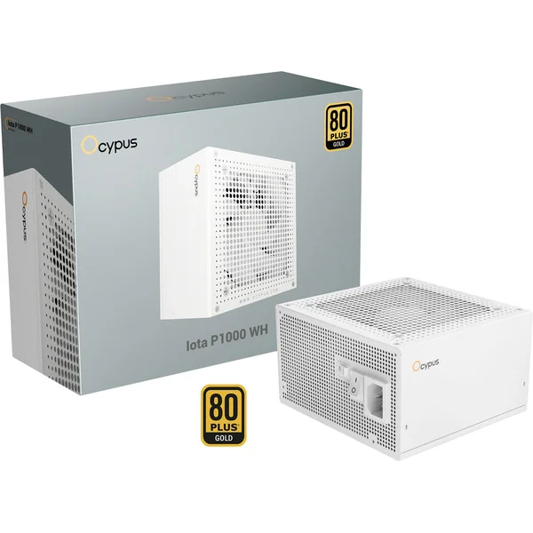 Ocypus Iota P1000 White, PC-Netzteil (weiß, 1x 12-Pin High Power GPU, 3x PCIe, Kabelmanagement, 1000 Watt)