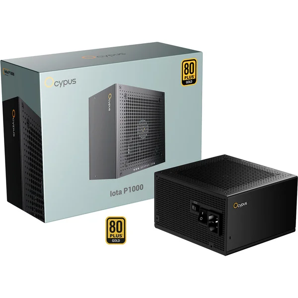 Ocypus Iota P1000 Black, PC-Netzteil (schwarz, 1x 12-Pin High Power GPU, 3x PCIe, Kabelmanagement, 1000 Watt)