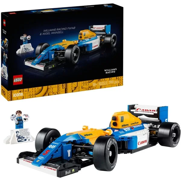 LEGO 10353 Icons Williams Racing FW14B mit Nigel Mansell, Konstruktionsspielzeug
