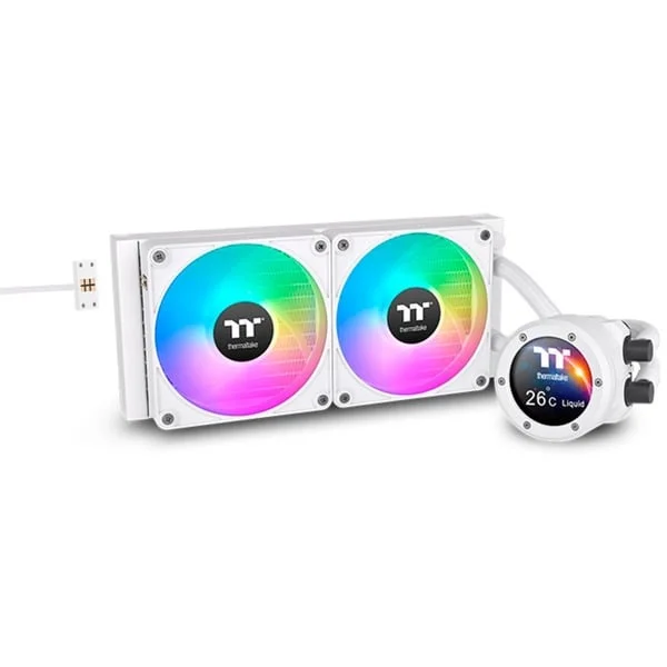 Thermaltake TH280 V2 Ultra EX ARGB Sync AIO Liquid Cooler - Snow Edition, Wasserkühlung (weiß)