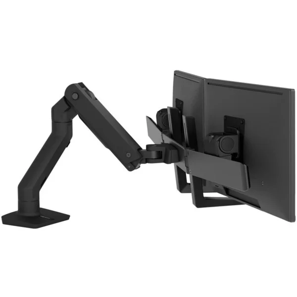 Ergotron HX Dual Tischhalterung, Monitorhalterung (schwarz)