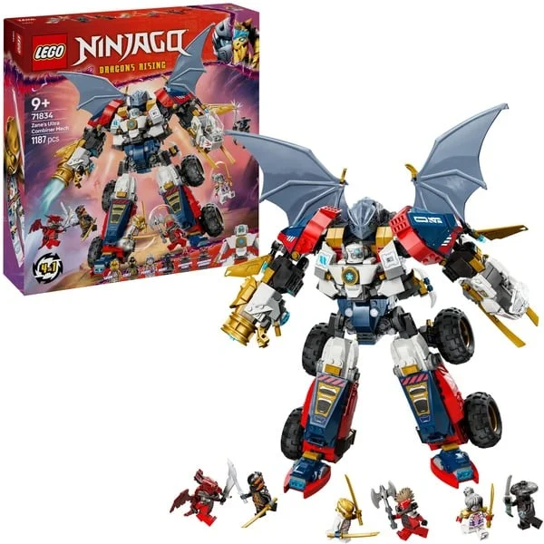 LEGO 71834 Ninjago Zanes Ultra-Kombi-Mech, Konstruktionsspielzeug