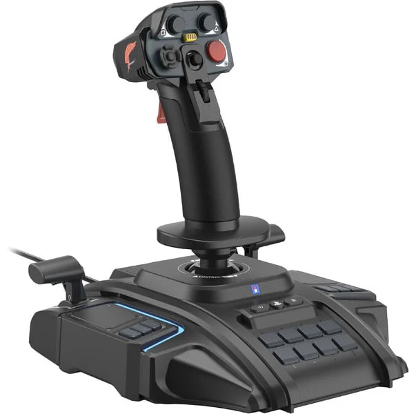 HORI ACE COMBAT 8: WINGS OF THEVE Flight Stick, Joystick (schwarz, für PS5, PS4, PC)