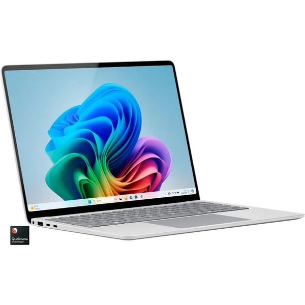 Microsoft Surface Laptop 7 Copilot+PC, Notebook (platin, Qualcomm Snapdragon X Elite X1E-80-100, Qualcomm Adreno GPU, 16 GB LPDDR5X, 512 GB (512 GB SSD), Windows 11 Home)