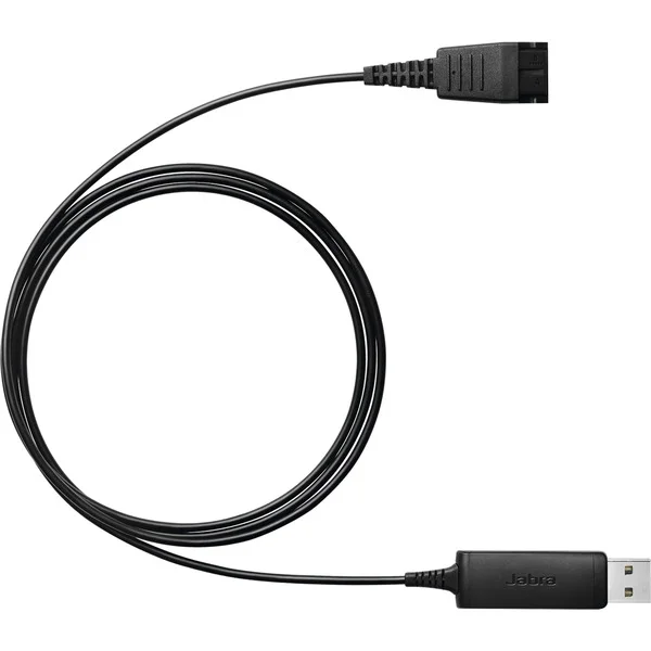 Jabra LINK 230 USB Adapter, USB-A Stecker > QD Stecker, Kabel (schwarz)