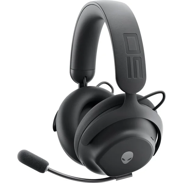 Dell Alienware Pro Wireless Dark Side of the Moon, Gaming-Headset (schwarz, Hi-Res Audio, Bluetooth, USB-C Dongle)