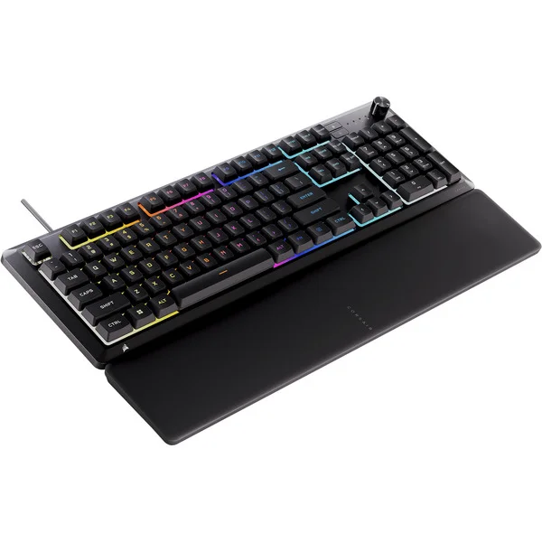 Corsair SKIFF 100, Gaming-Tastatur (schwarz, DE-Layout, Rubberdome)