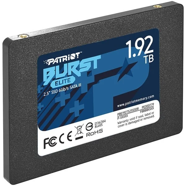 Patriot Burst Elite 1,92 TB, SSD (schwarz, SATA 6 Gb/s, 2,5")