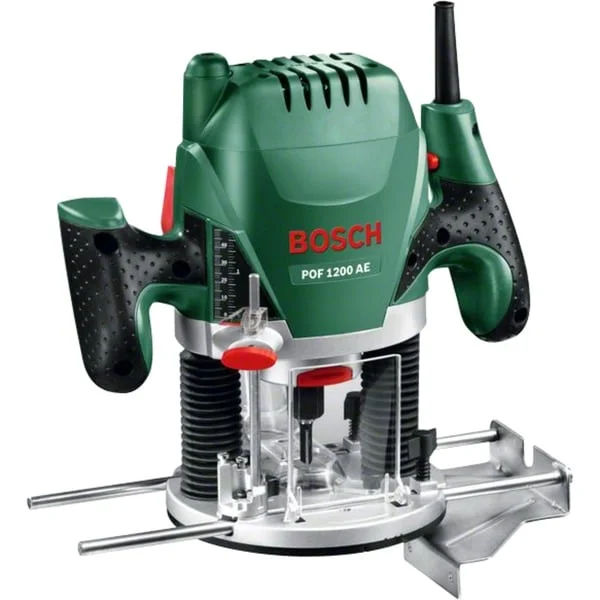 Bosch Heimwerken & Garten Oberfräse POF 1200 AE (grün, 1.200 Watt)