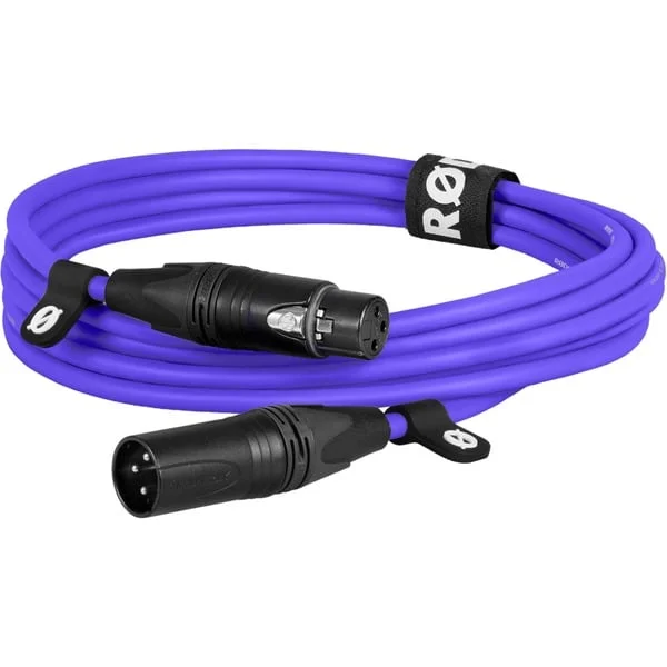 Rode Microphones Premium XLR-Kabel XLR3M-PU purple (lila, 3 Meter)