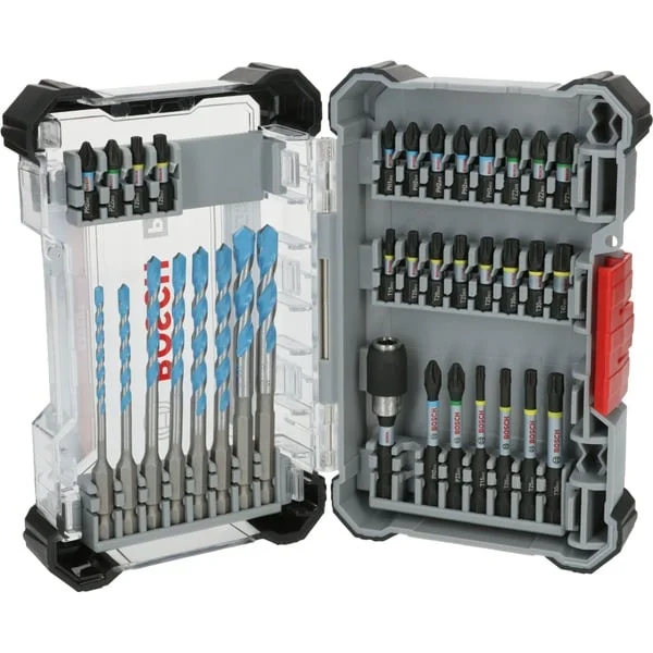 Bosch Professional PRO Impact Mixed Bit-Set, 35-teilig, Bohrer- & Bit-Satz (Schrauberbits und Multi Construction Bohrer)