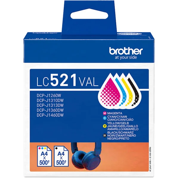 Brother Tinte Valuepack LC-521VAL