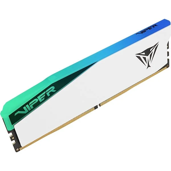 Patriot DIMM 16 GB DDR5-5600, Arbeitsspeicher (weiß, PVER516G56C38W, Elite 5 RGB, INTEL XMP, AMD EXPO)