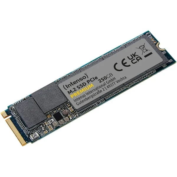 Intenso Premium 250 GB, SSD (PCIe 3.0 x4, NVMe 1.3, M.2 2280)