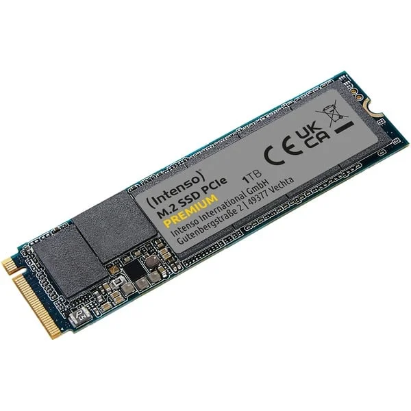 Intenso Premium 1 TB, SSD (PCIe 3.0 x4, NVMe 1.3, M.2 2280)