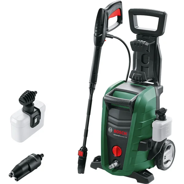 Bosch Heimwerken & Garten Universal Aquatak 130 + Home & Car Kit, Druckreiniger (grün/schwarz)
